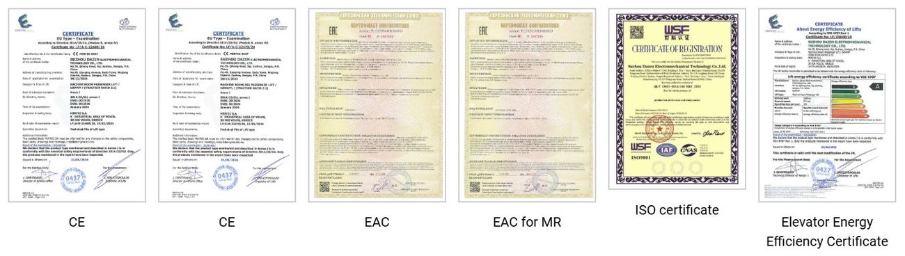 EU certifikati za dizala